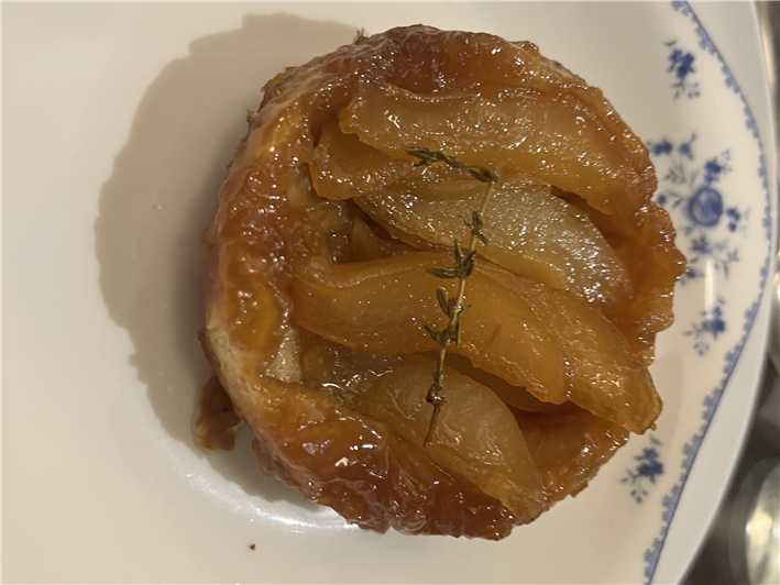 pear and thyme tarte tatin